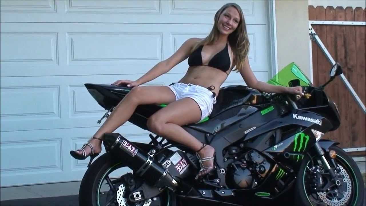 best of Models on motorcycles Bikini
