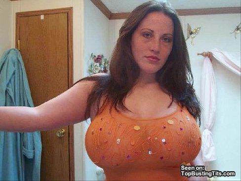 Big tits in small shirts