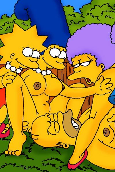 The simpsons twins porn