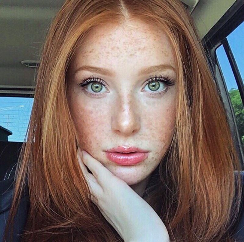 best of Nude Redhead nose