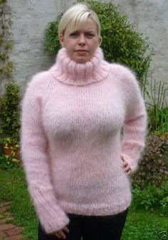 best of Rabbit mohair sweater Crossdresser angora cumshot