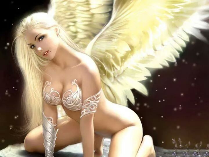 Erotic angel wallpaper
