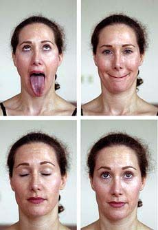 Exercise facial yoga