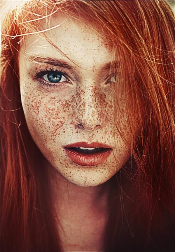 Freckle picture redhead