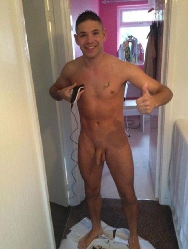 Full body naked photo of guy