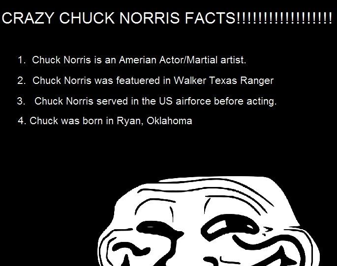 Kraken reccomend Funny facts of chuck norris