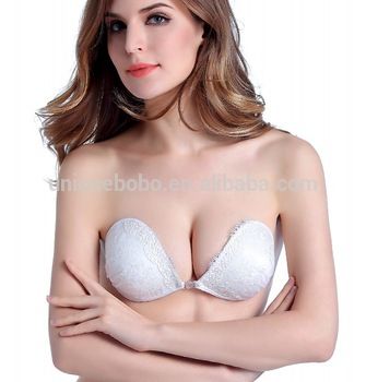 Girls nude with bra white