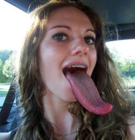 Showboat reccomend Girls with longest tongue
