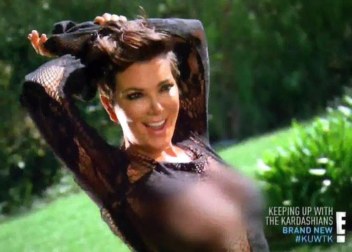 Black D. reccomend Kim kardashian s mom nude photos