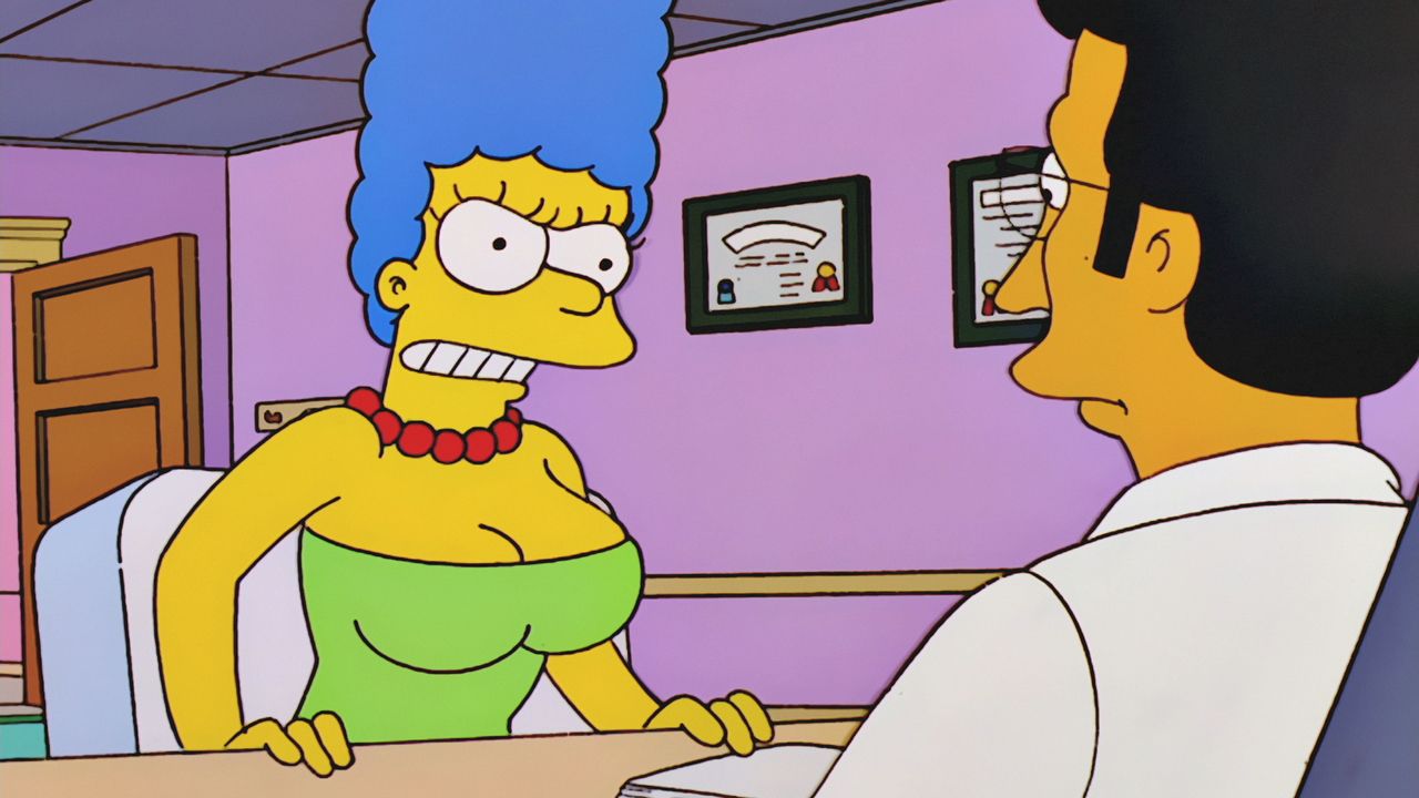 Ginger reccomend Marge boob job