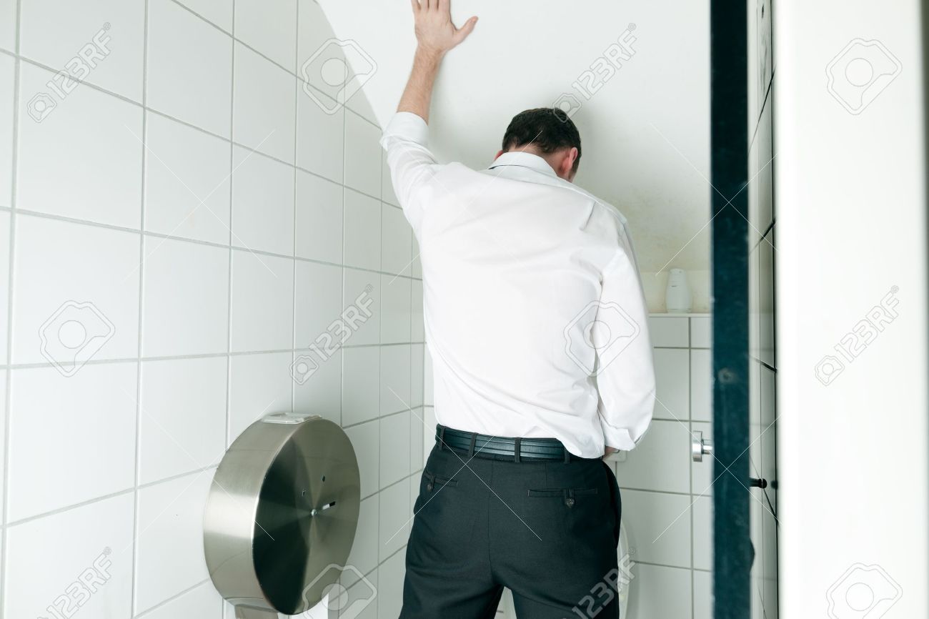 best of Peeing photos toilet Men in