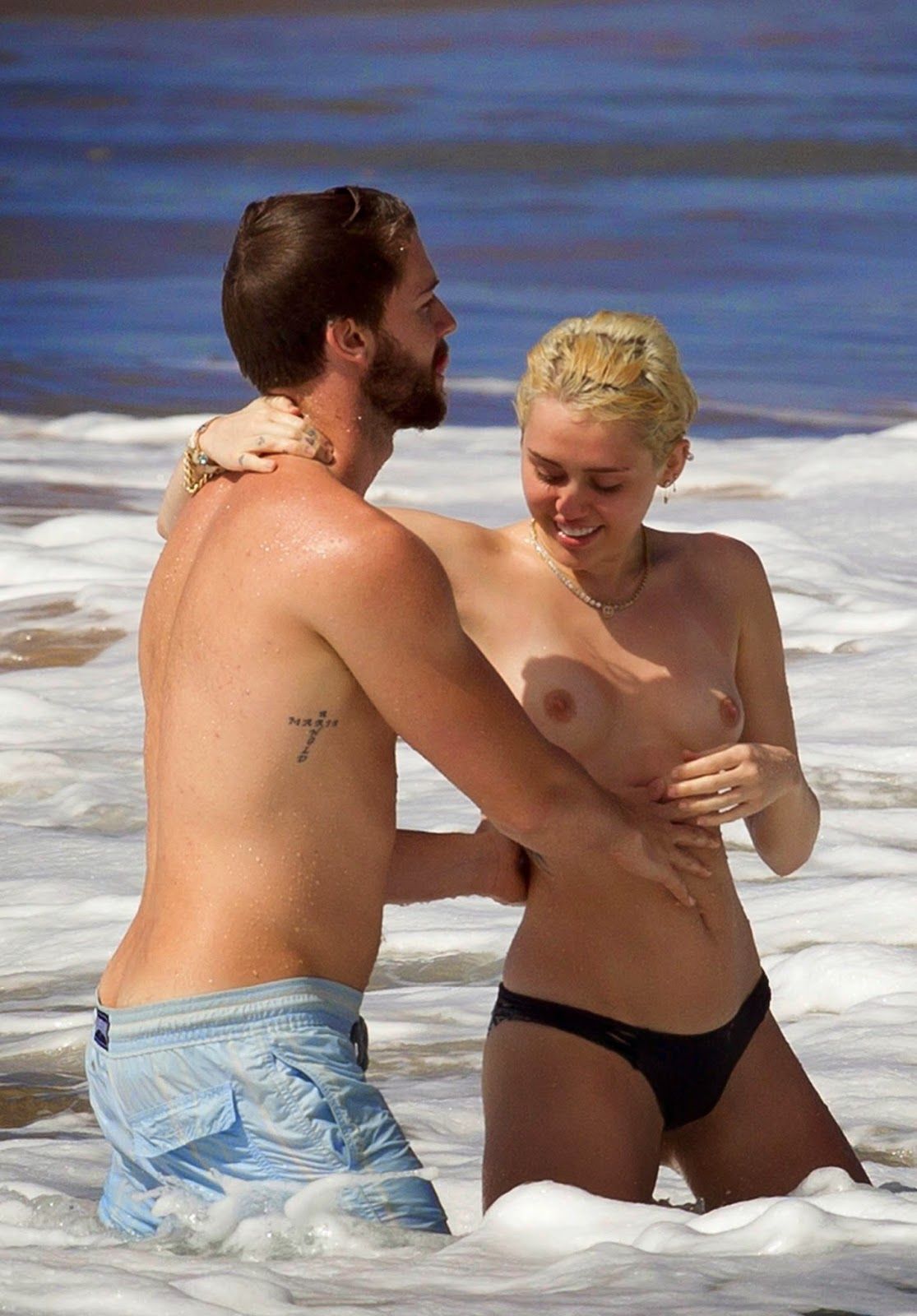 best of Cyrus topless beach Miley