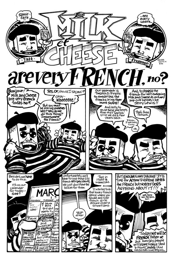 best of Strip Milk comic and cheese