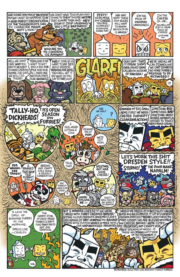 Ladybug reccomend Milk and cheese comic strip