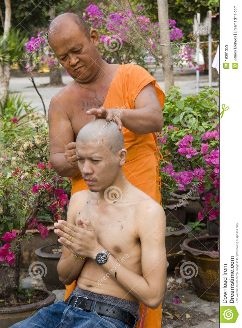Tulip reccomend Monks shaved heads