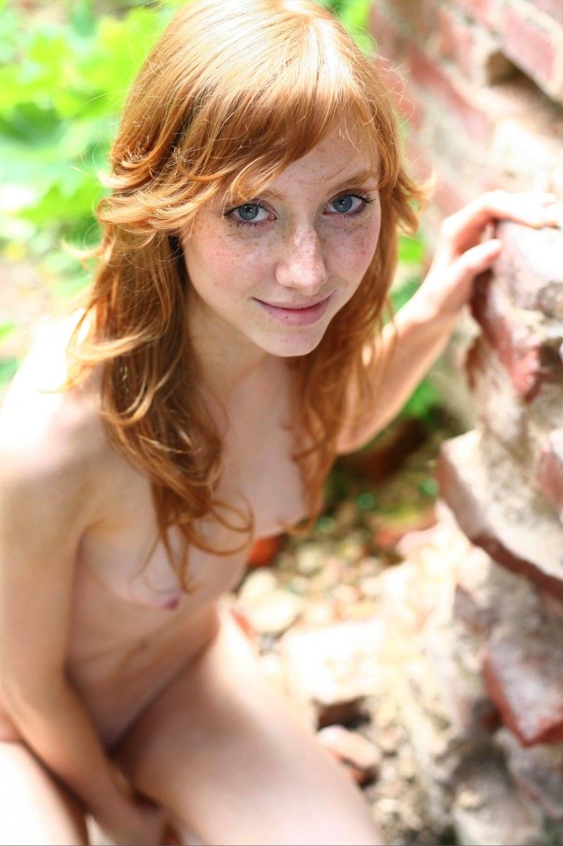 New Y. reccomend Naked teen redhead freckles