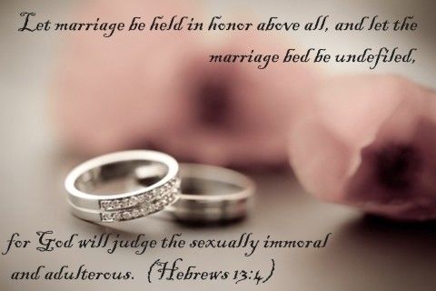 No sex before marriage in the bible