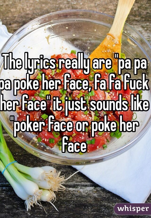 best of Fuck face Pokerface her