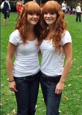 best of Naked Redhead twin women