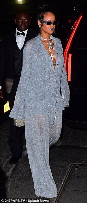 Platinum reccomend Rihanna bondage suit