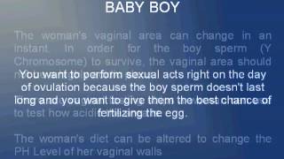 Lexus reccomend Sex position to conceive baby boy