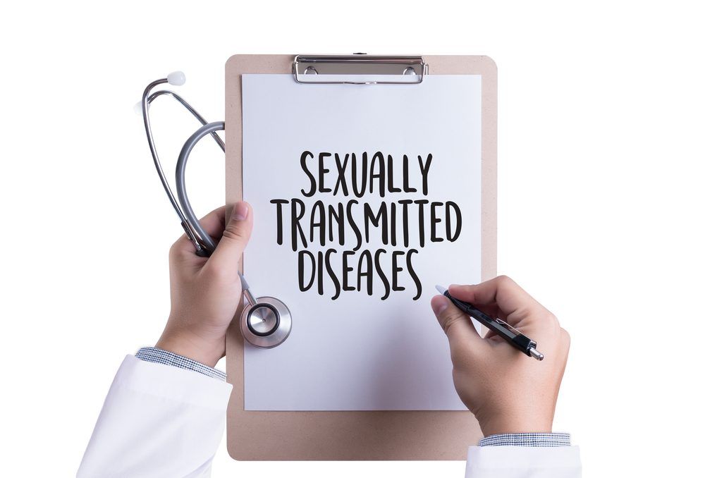 Sexual diseases on the butt