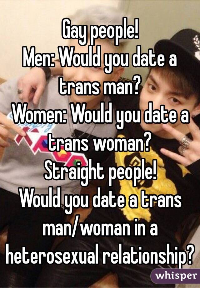 Cannon reccomend Whould you date a transsexual