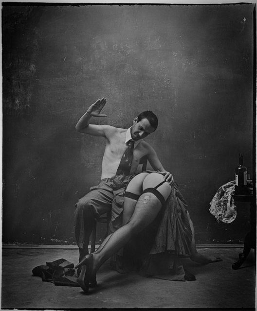 Black and white dressed up man spanking nude woman Black And White Spanking Pictures Excellent Porn